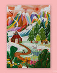 Bunte Bergwelt Puzzle