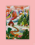 Bunte Bergwelt Puzzle