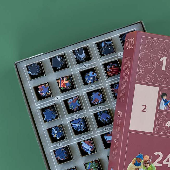 Puzzle Adventskalender Weihnachtshaus