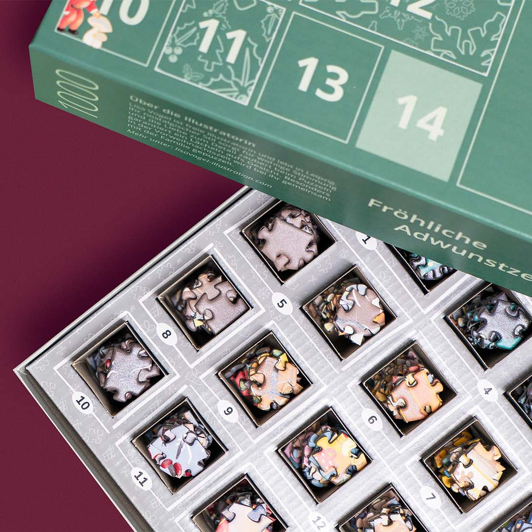 Puzzle Adventskalender Waldweihnacht