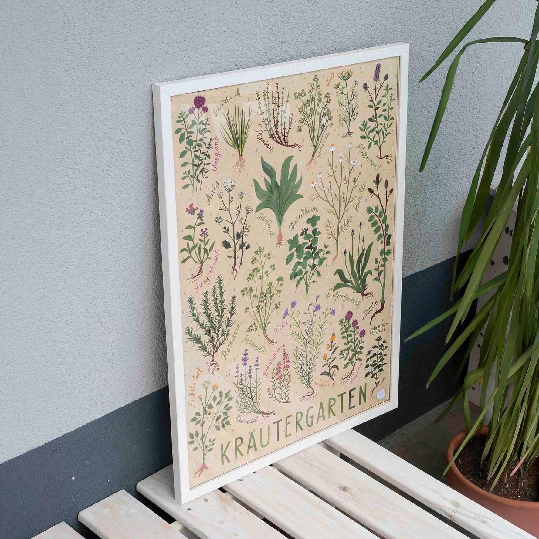Kräutergarten Poster