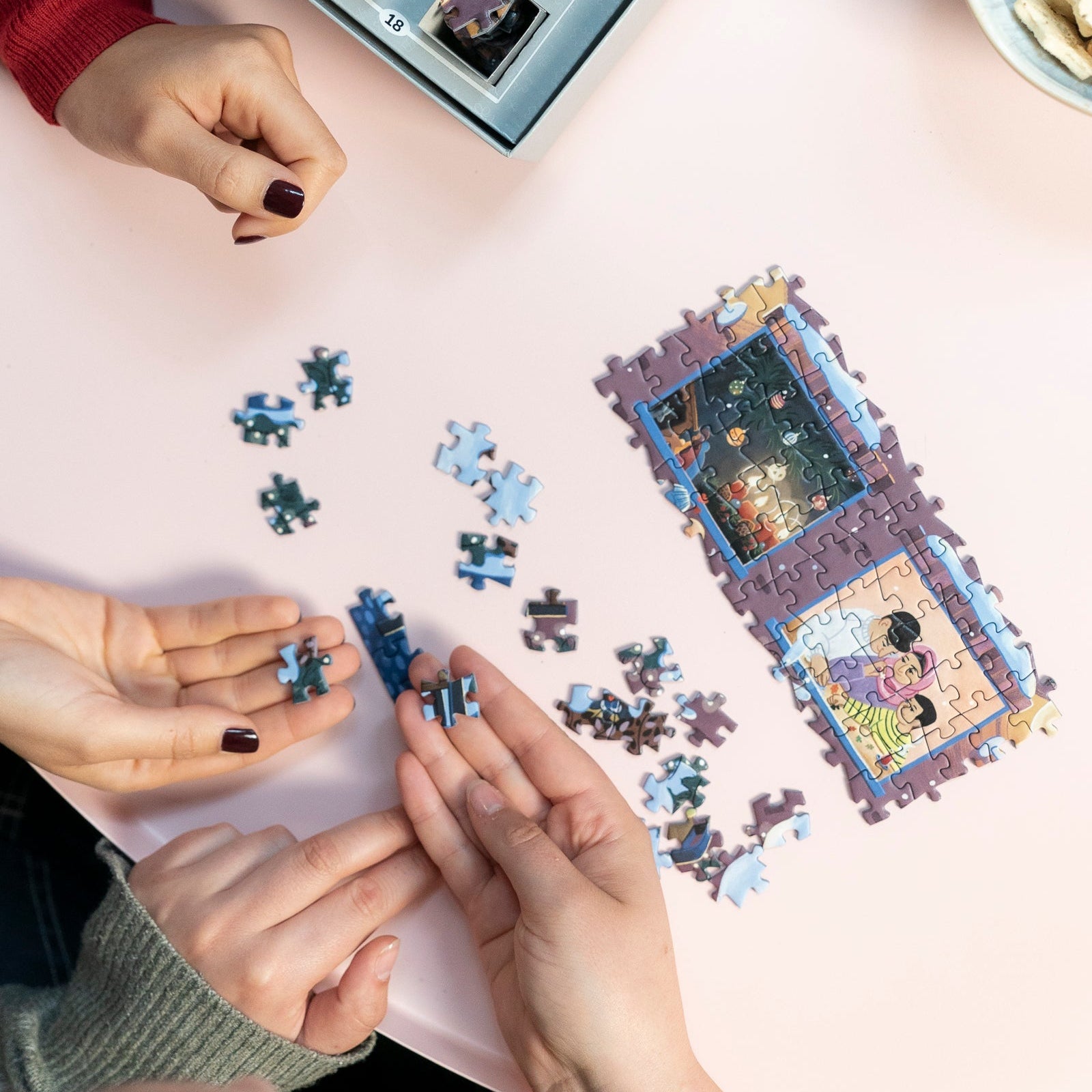 Puzzle Adventskalender Weihnachtshaus