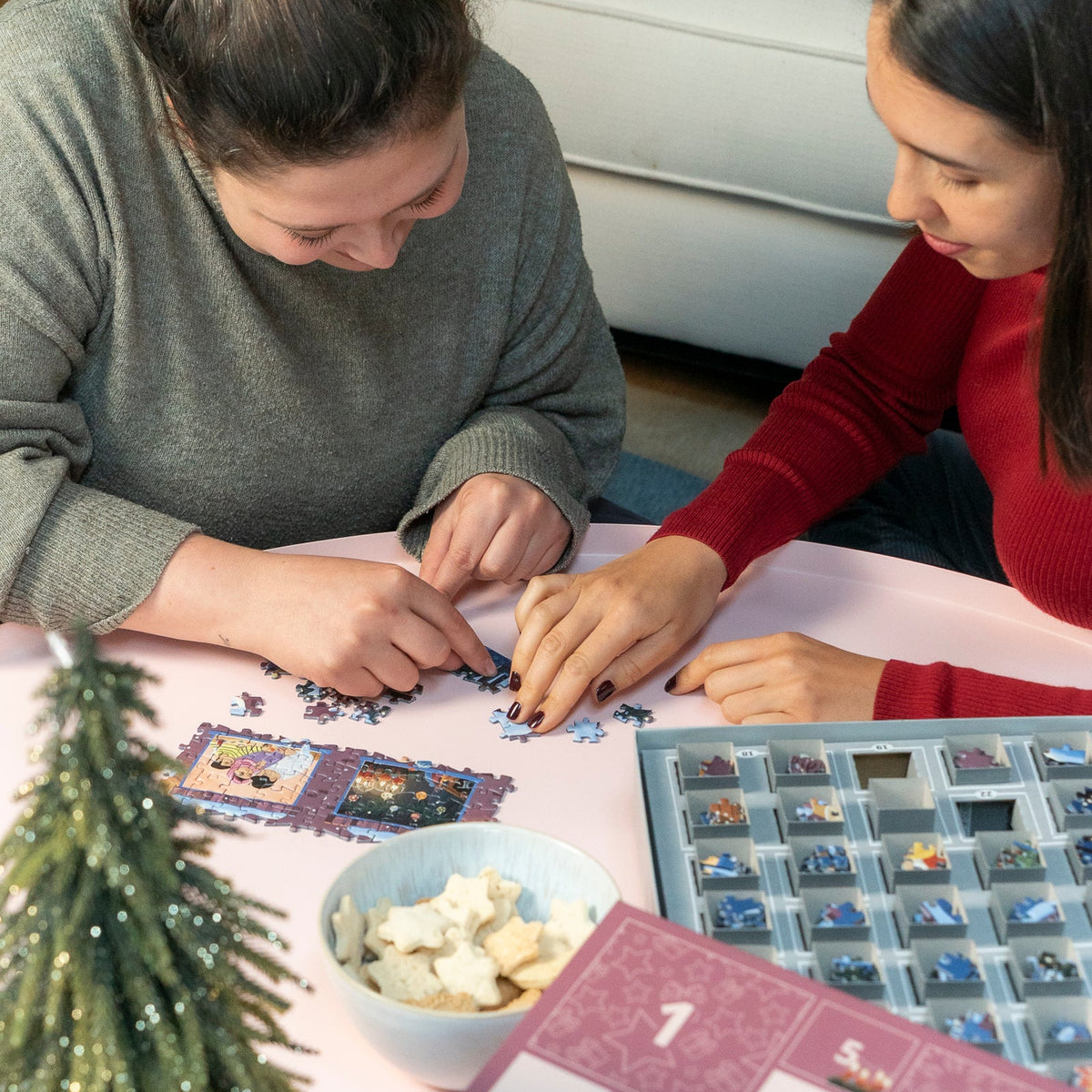 Puzzle Adventskalender Weihnachtshaus