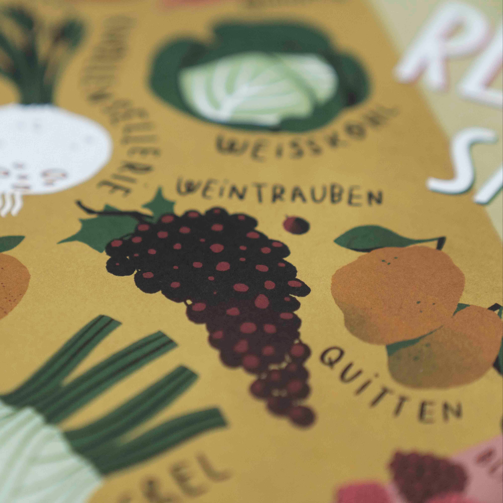 Saisonkalender Poster