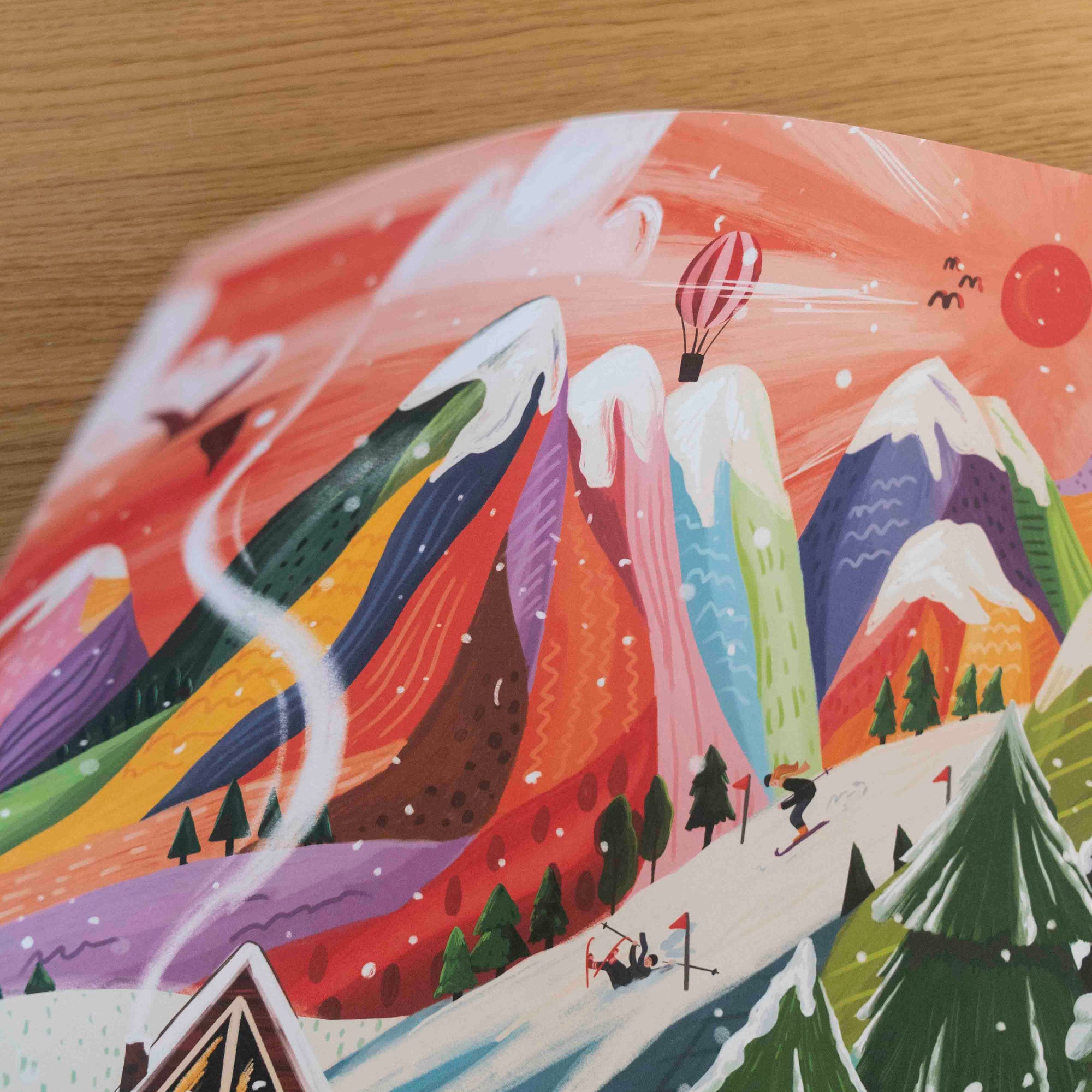 Bunte Bergwelt Poster