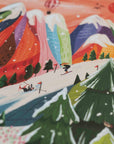 Bunte Bergwelt Poster