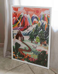 Bunte Bergwelt Poster