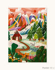 Bunte Bergwelt Poster