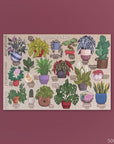 Pflanzenguide Puzzle mit beigem Hintergrund und 500 Teilen