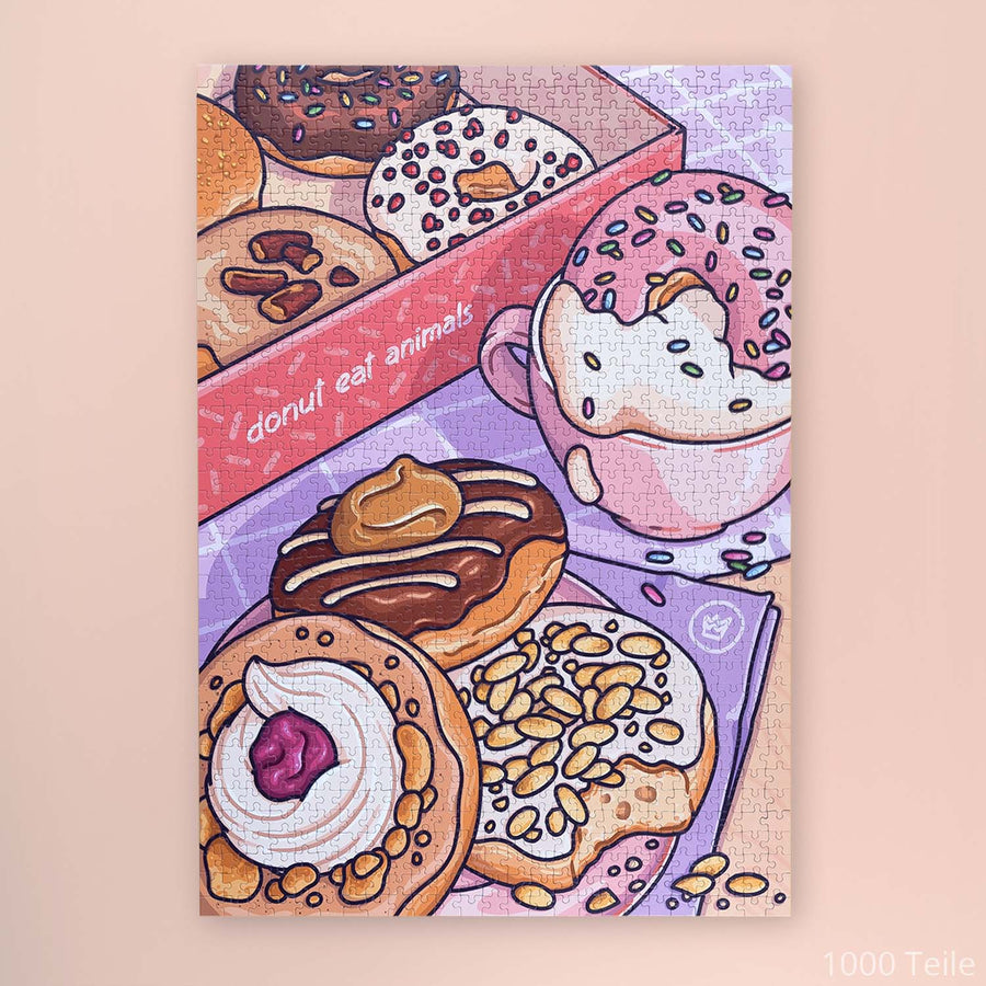 Donut Puzzle mit 1000 Teilen