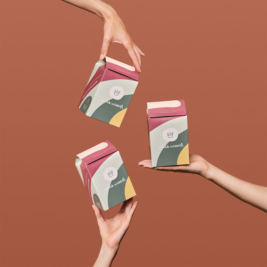 kleine Produktverpackung Willa Wunst